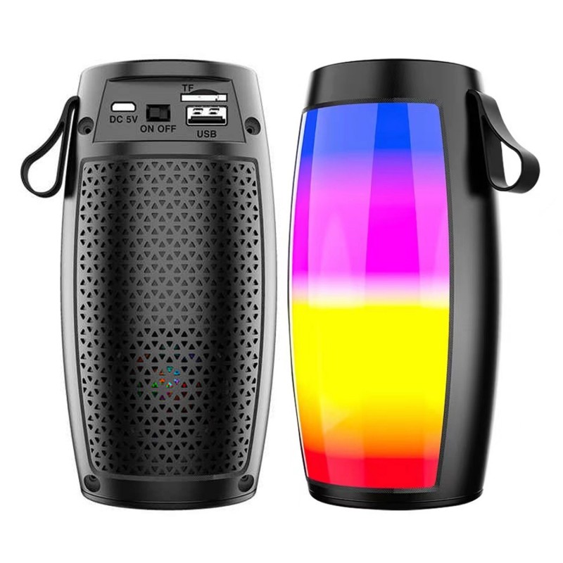 Портативная Bluetooth колонка со светодиодной подсветкой Sing-e Mini speaker ZQS1201